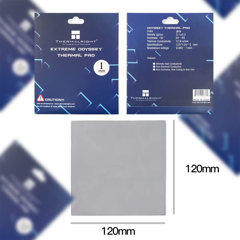 Thermalright サーマルパッド 120×120mm 全厚さセットmm Amazon.co.jp: Thermalright 熱伝導率12.8W / m-K サーマルパッド 熱